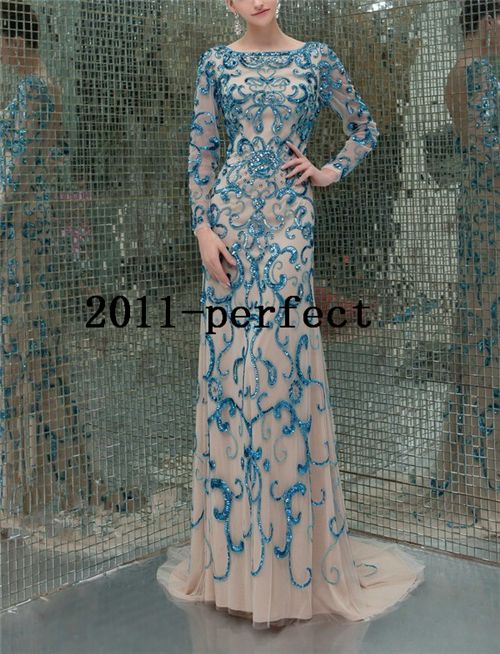 Платье подружки невесты Attracting Long Sleeves Applique Chapel Train Column Bridal Evening Dress Gowns Платье подружки невесты Attracting Long Sleeves Applique Chapel Train Column Bridal Evening Dress Gowns