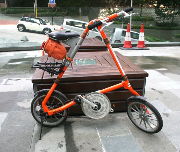 Cycling Bicycle Bike Rear Pouch Saddle Seat Bag - Orange 1