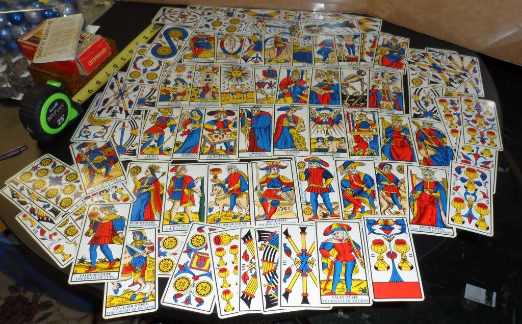 Vintage French Tarot Deck Cards Tarot de Marseilles by Grimaud eBay