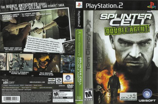 Telejogo do Baile: Splinter Cell: Double Agent | Baile Dos Enxutos