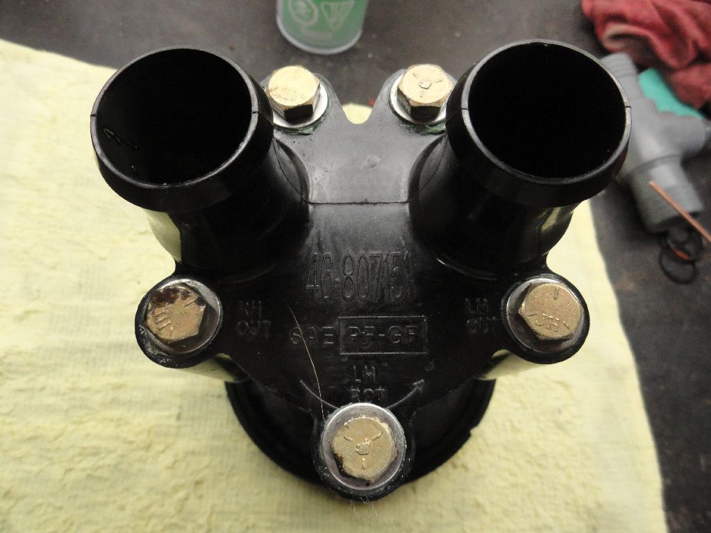 Alpha 1 mercruiser 350/5.7 thruhull water intake conversion The Hull