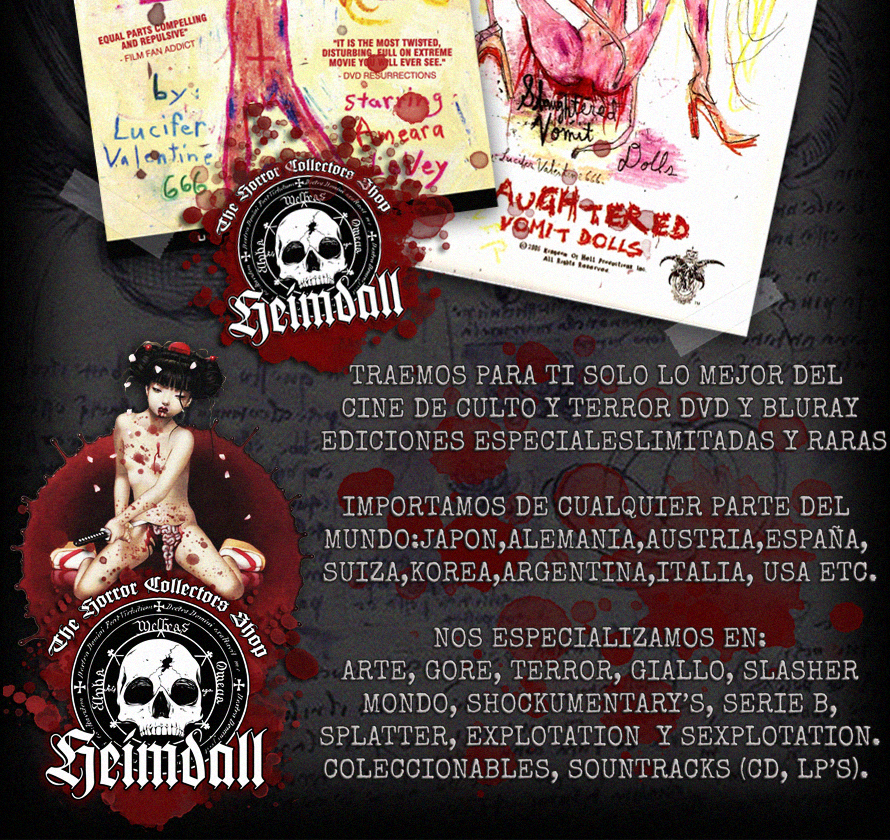 Dvd Slaughtered Vomit Dolls Vomit Gore Terror Horror 599.00 en