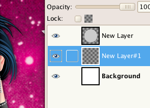 new layer under shape