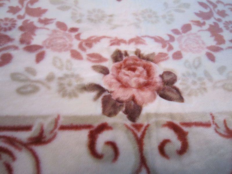 Pink European Rose Floral Floor Mat Rug Carpet Victorian style eBay