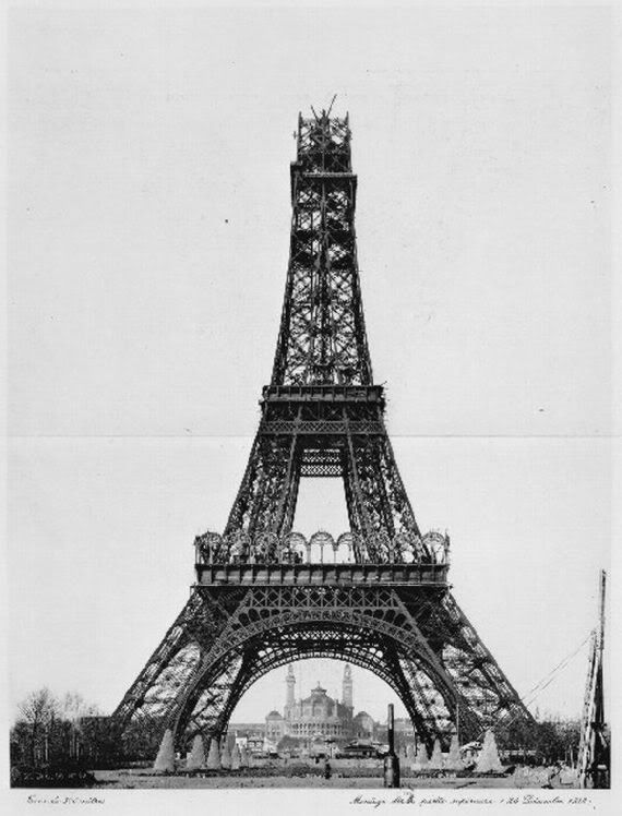 eiffel tower construction 16 [Gambar Menarik] Pembinaan Eiffel Tower