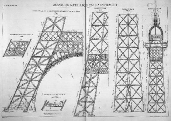 eiffel tower construction 4 [Gambar Menarik] Pembinaan Eiffel Tower