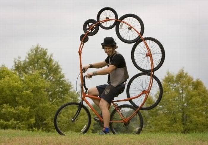 weird and funny bicycles 6 [Gambar Menarik] Pelbagai Jenis Basikal