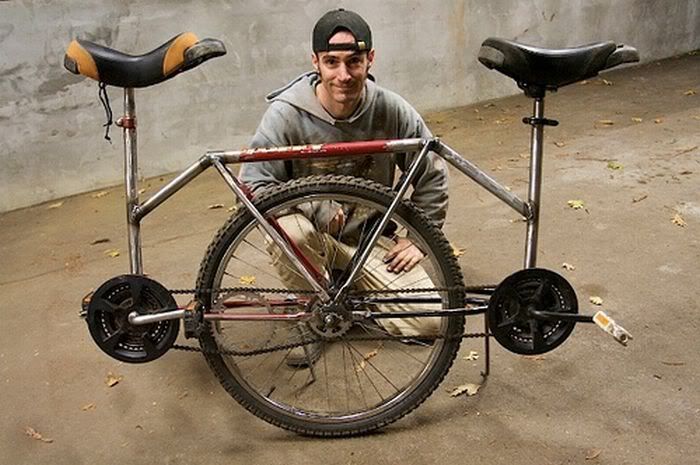 weird and funny bicycles 7 [Gambar Menarik] Pelbagai Jenis Basikal