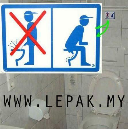 weird toilet signs 14 [Gambar Menarik] Papan Tanda Tandas Lawak Dan Pelik