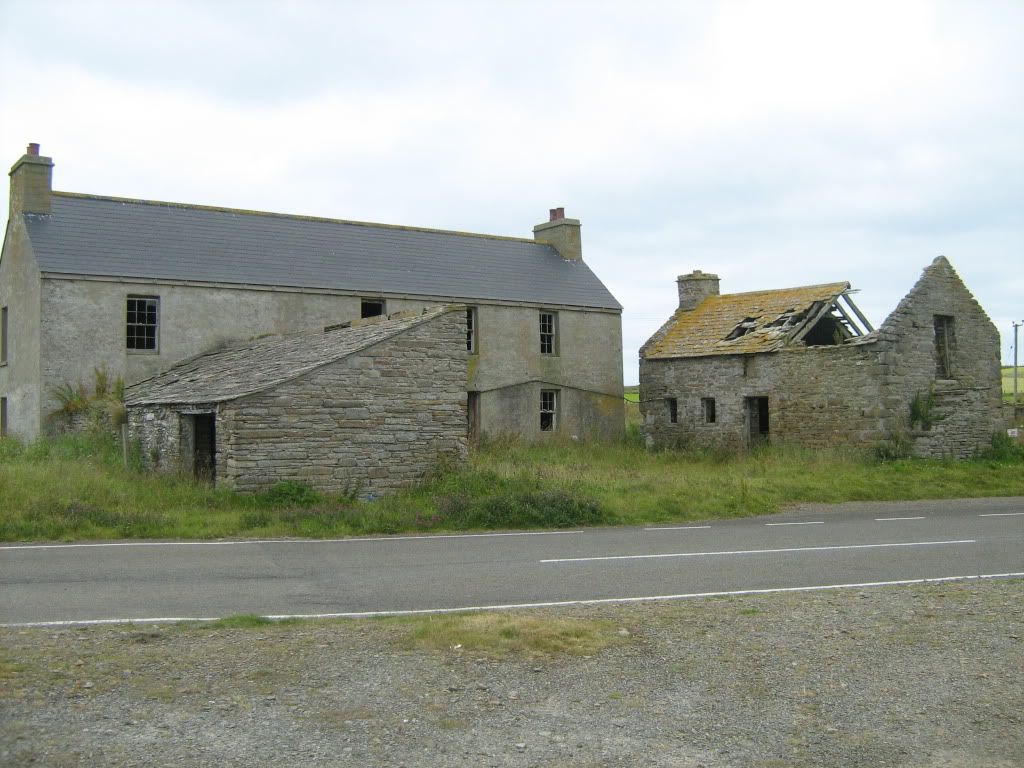 Derelict house in Burwick, Orkney July 2011