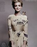 hot celebrity Carey Mulligan's Hot And Sexy W Magazine Cover