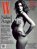 hot celebrity Cindy Crawford Posing Nude And Pregnant