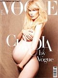 hot celebrity Claudia Schiffer Posing Nude And Pregnant