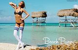 hot celebrity kate upton's new beach bunny bikini picture