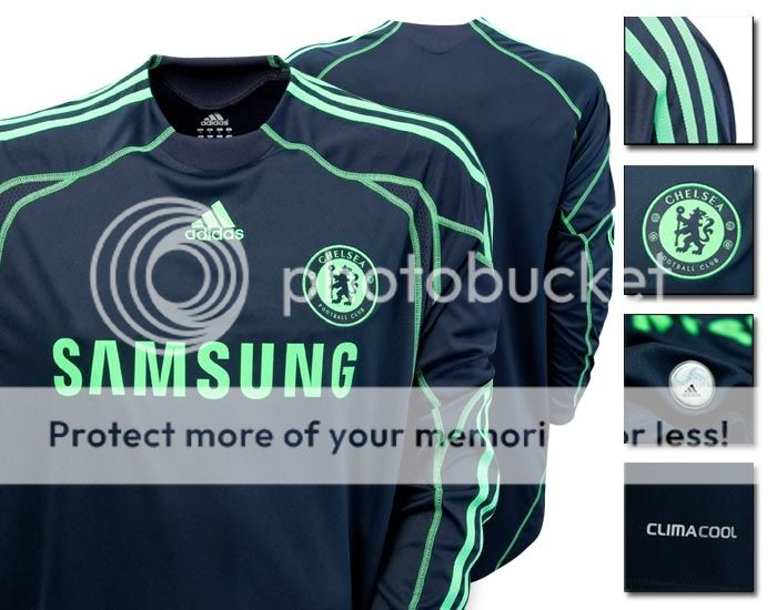 CHELSEA ADIDAS 2010 11 GOALKEEPER SHIRT JERSEY NEW CLIMACOOL CECH 