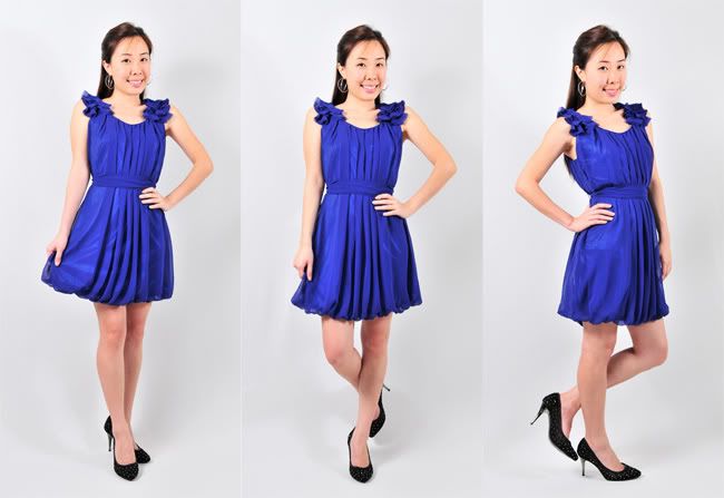 Floral Chiffon Bubble Dress