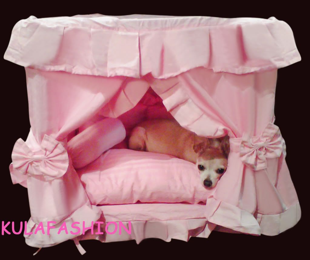 Gorgeous Handmade Princess Pet Dog Cat Bed House 1 Candy Pillow
