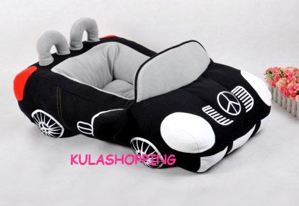 New Fashion Dog Cat Pet Car Shape Bed House Kennel Best Gift 3 Colors for Choose