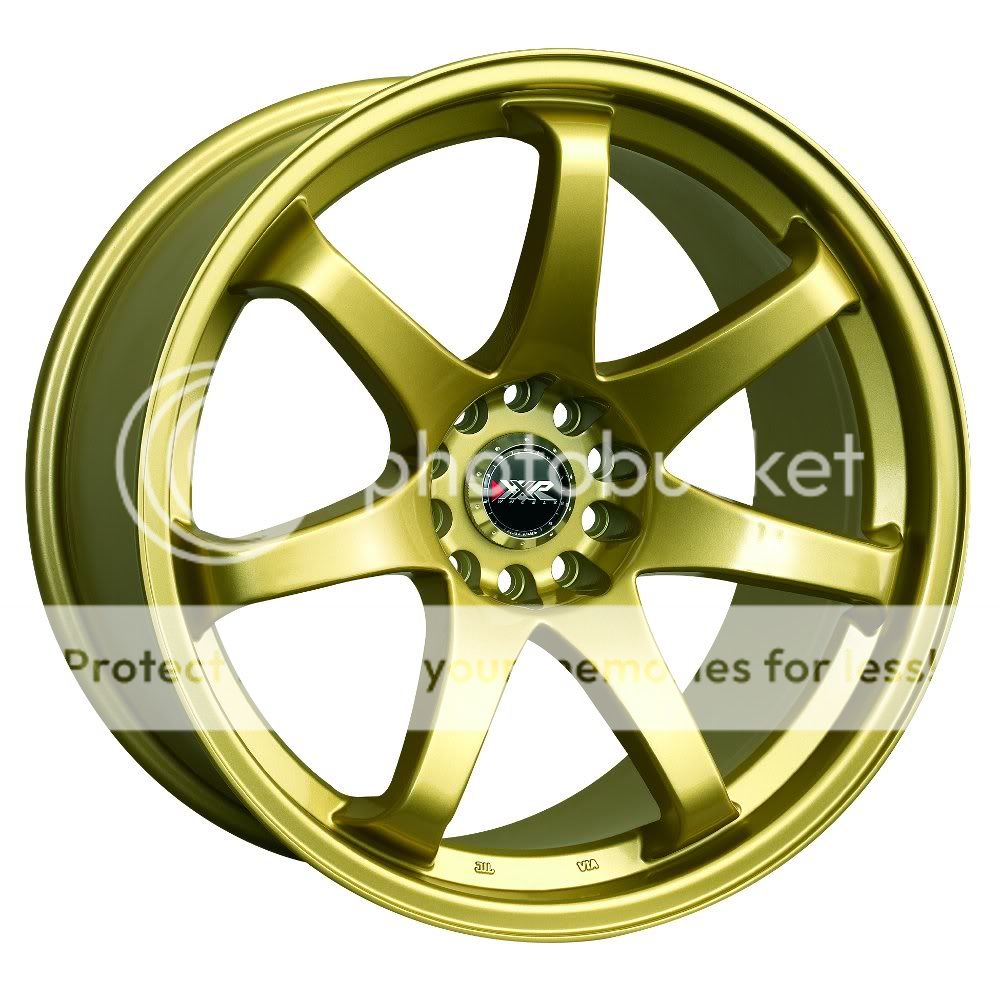 17 x 9 ET25 5x114 3 5x120 Gold Tuner Alloys Wheels Rims Z1558
