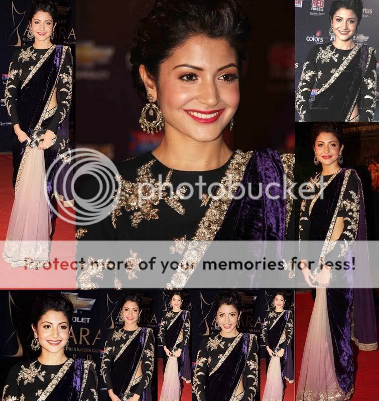 4013 Indian Bollywood Designer Anushka Sharma Replica Saree Sari