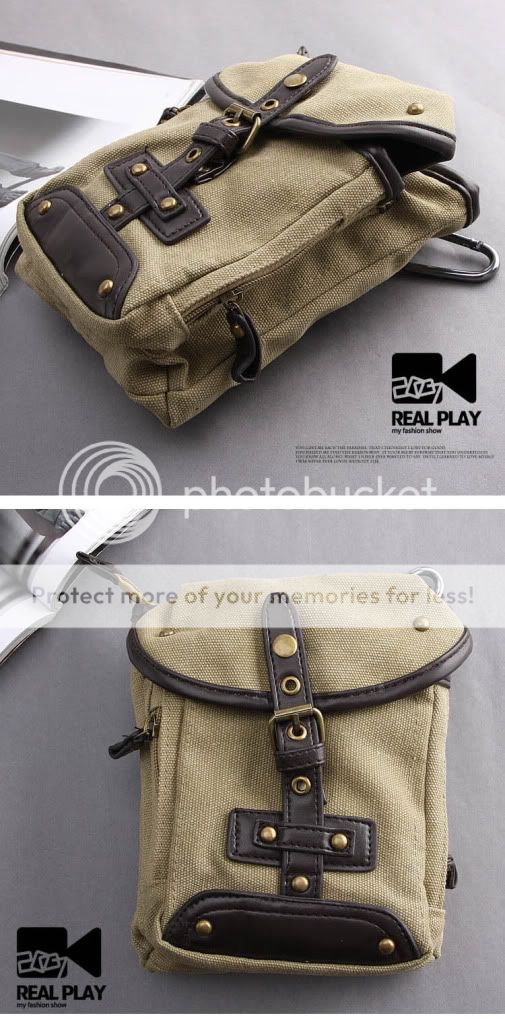 Men’s Italian Fashion Waist pack Messenger Bag A03  